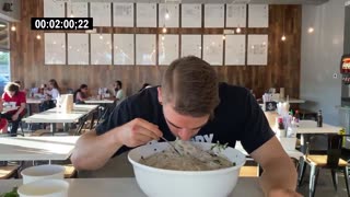 Massive Pho Noodle Soup Challenge (10LB) WITH $100 CASH PRIZE! | Austin Texas | Texas Sized Pho