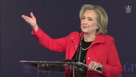 Protestors Yell At Hillary Clinton At Columbia University