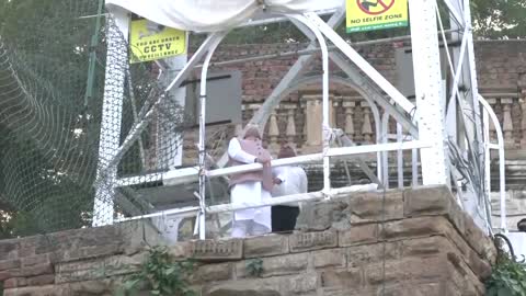 Modi visits India bridge collapse site; meets injured
