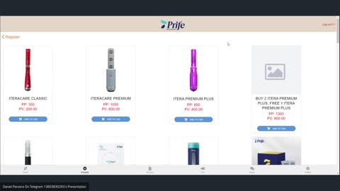Prife Premium Plus iTeraCare & Oxy Tap Devices