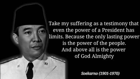 Soekarno quotes | Characters in History