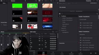 DaVinci Resolve Fusion Button Location and Delta Keyer Location to Edit Green Screen