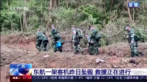 Rescuers search through debris of China Eastern crash