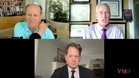 Peter McCullough, MD with Co-Author John Leake + Journalist Jack Posobiec