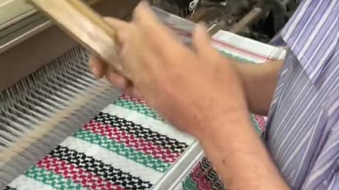 The last Kufiya factory in Palestine is keeping busy!