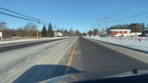 Let’s Take A Drive Moncton New Brunswick Atlantic Canada To Irishtown Road Sunny Day Cruise