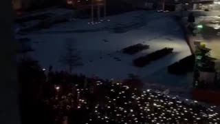 Berlin, Germany Yesterday an unbelievable crowd gathered in the Capital to protest their Fascist