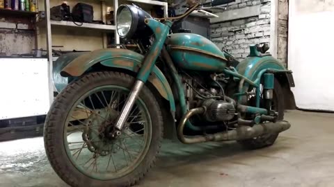 Restoration of an Old Soviet Motorcycle from the 1960s