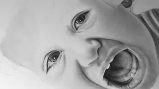 Pencil Portrait of Little Girl - Time Lapse