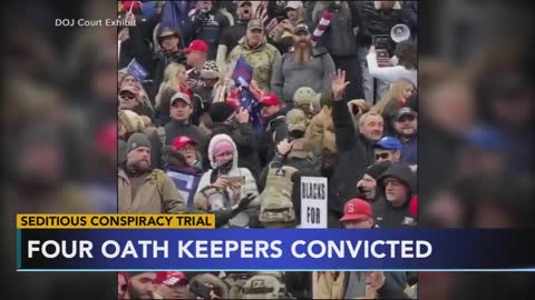 4 more Oath Keepers militia members found guilty of seditious conspiracy for Jan. 6 riot