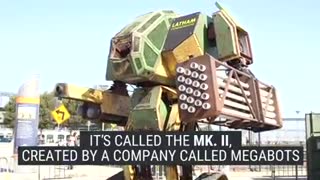 This American mega robot was built to fight another giant robot from Japan