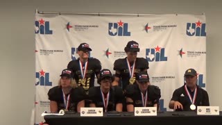 Texas 1A Division 1 State Champions Gordon Press Conference 2023