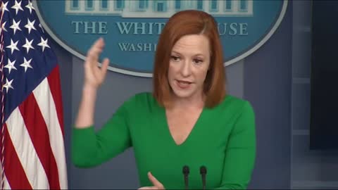 Jen Psaki answers Peter Doocy's question about the effects of putting children in masks at school