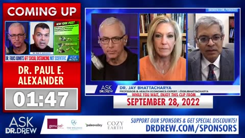 Fauci Admits Lab Leak Credible, Social Distancing NOT Scientific w/ Dr. Paul Alexander – Ask Dr Drew