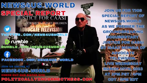 NEWS4US.WORLD Special Report-Justice For Caasi Documentary With Isaac Mongia of Advocate Television