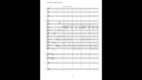 Claude Debussy – Ballade slav (Clarinet Choir + Piccolo & Flute)