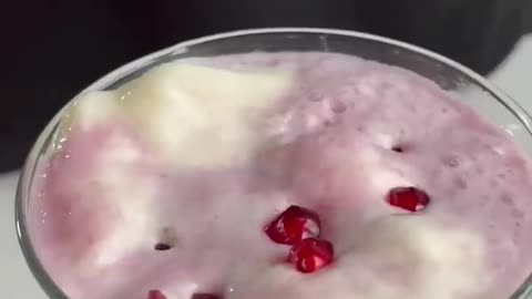 Pomegranate Milkshake Asmr #shorts