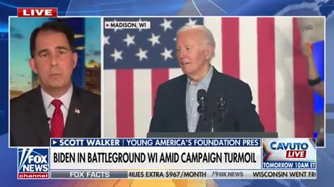 Former Gov Scott Walker- Biden is talking about issues 'unrelated' to voters Gutfeld News