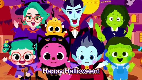 Baby Monster Yes, Papa | Kids Halloween Songs | Finger Family | Pinkfong Official