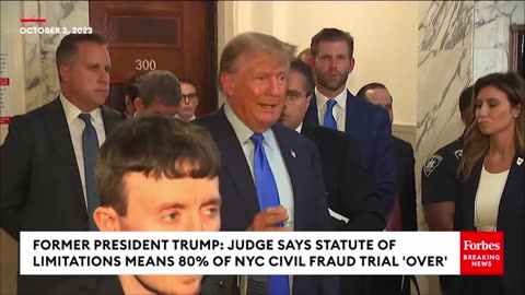 'I'd Love To Be Campaigning Instead Of Doing This'- Trump Complains About Attending NYC Fraud Trial