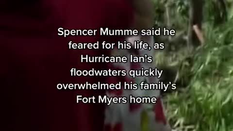 A family in Fort Myers escaped to their attic while riding out Hurricane Ian