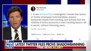 Tucker Carlson: Twitter routinely censored critics of the Biden admin