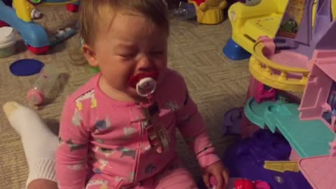 Baby cries every time Ariel from 'Little Mermaid' sings