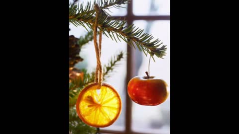 DIY: Creative Christmas fruit decorations and ornaments