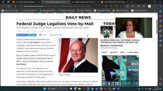 Corrupt Federal Judge Fred Biery - Helped Rig 2020 Election
