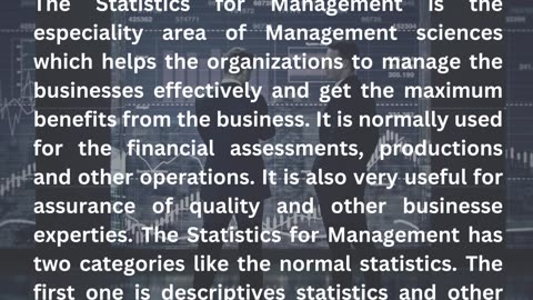 How to Create Statistics for Management