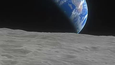 Earth Moon Sunrise