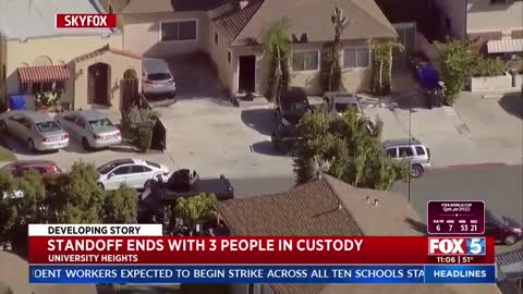 Standoff Ends With 3 People In Custody