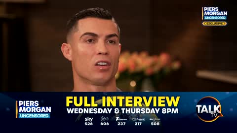 Cristiano Ronaldo Speaks To Piers Morgan About Losing His Son