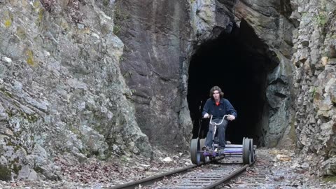 Railbike at ETWNC Tunnel 2