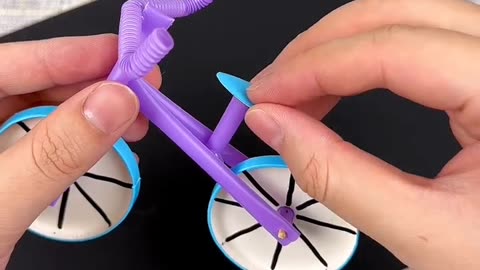 Make a bicycle toy for kids 😜😜