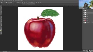 Painting an Apple in Adobe Photoshop