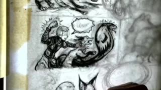 #ArtTimelapse Charcoal Art for Book 2, Page 7