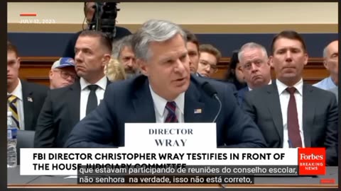 Jim Jordan Lidera Audiência Tensa Em Que o FBI Dir. Wray Testemunha perante o Comité Judiciário — Parte 2