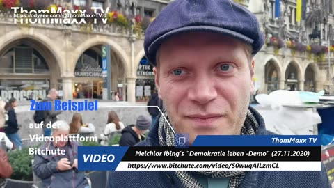 Melchior Ibing: "Ich befürworte, was Stürzenberger macht!" - UlliOma's-StimmeWeg-Demo (3)