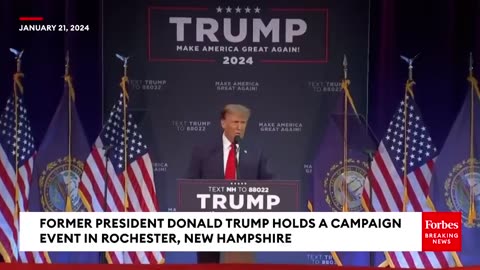 'She's Unelectable!'- Trump Takes Aim At Nikki Haley At New Hampshire Rally After DeSantis Drops Out