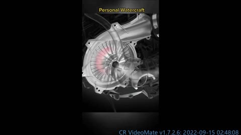 Engine internal structure shows turbocharging.