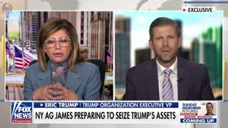 Eric Trump brought the heat this morning with Maria Bartiromo.