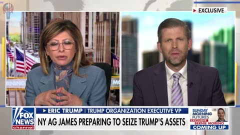 Eric Trump brought the heat this morning with Maria Bartiromo.