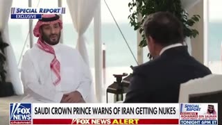 Saudi Arabia's Crown Prince says his country will get a nuclear bomb if Iran does