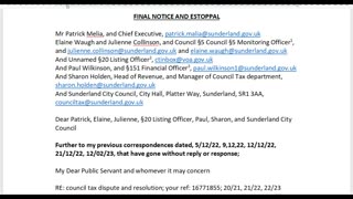 Council Tax; final notice and estopple.