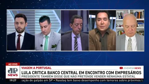 Lula critica Banco Central em encontro com empresários