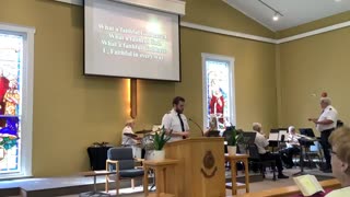 August 27, 2023 Service at the Georgina Community Church of the Salvation Army