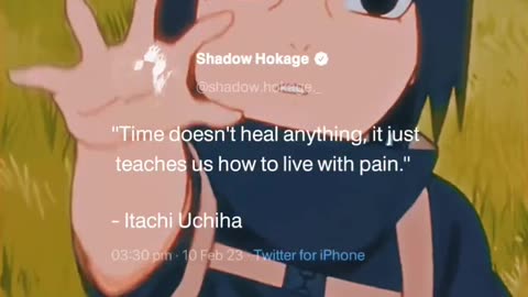 🔥🥀💔 Learning to Thrive: Embracing Pain with Itachi Uchiha🌟❤‍🩹🥀