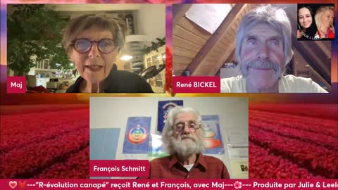 R-évolution canapé 13/10 Des OGM à l'énergie vitale avec René Bickel, François & Maj