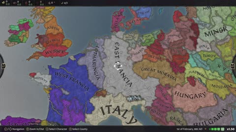 Crusader Kings 3 - The Saga of East Francia Episode 1: 867-906